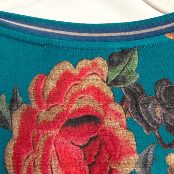 Johnny Was Multicolor Floral Long Sleeve Top XL NWT - Picture 8 of 10